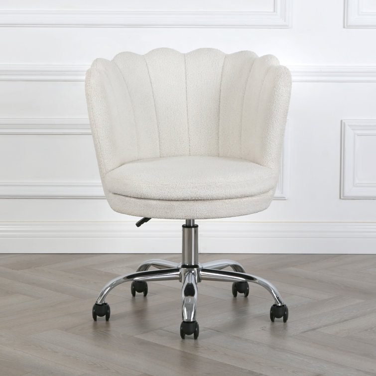 Wayfair white swivel deals chair